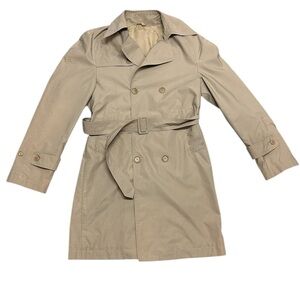Costume National Homme Beige Trench Coat